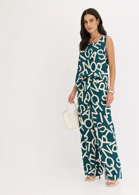 Vid bukse med knytebelte, bonprix