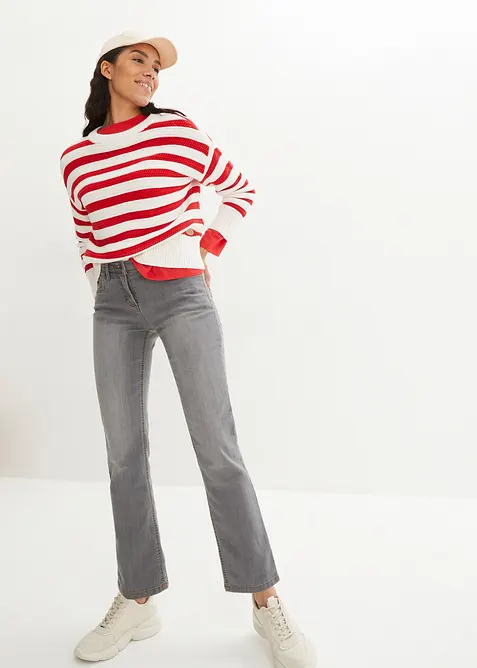 Straight-jeans Mid Waist, Stretch, bonprix