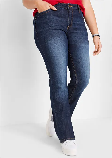 Bootcut-jeans Mid Waist, Komfort-Stretch, bonprix