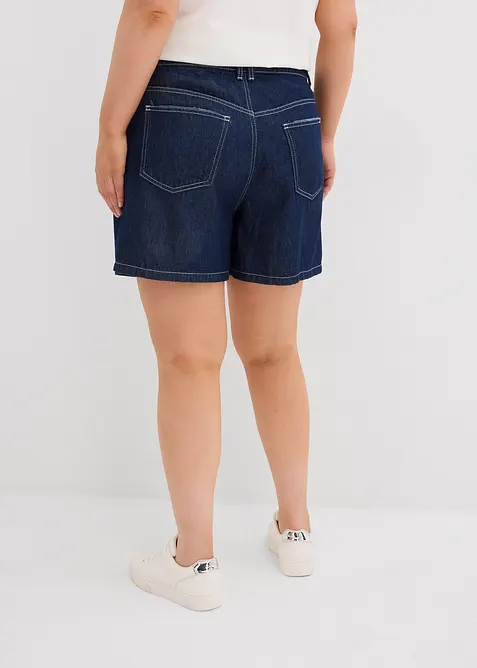 Jeansshorts High Waist, Low Stretch, bonprix