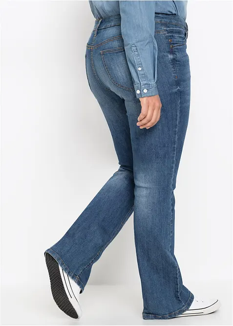 Bootcut-jeans Mid Waist, Komfort-Stretch, bonprix