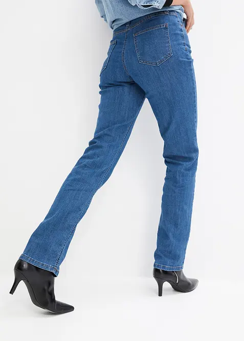 Straight-jeans Mid Waist, Stretch, bonprix