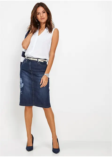 Cardigan med striper, bonprix