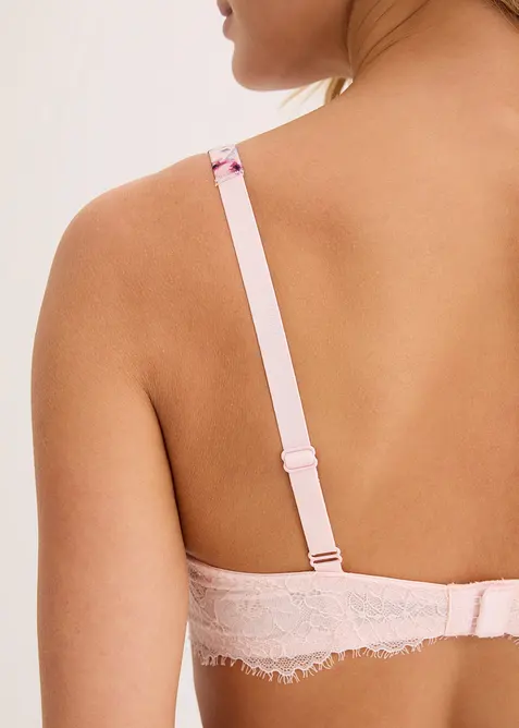 Vattert BH i glinsende materiale, bonprix