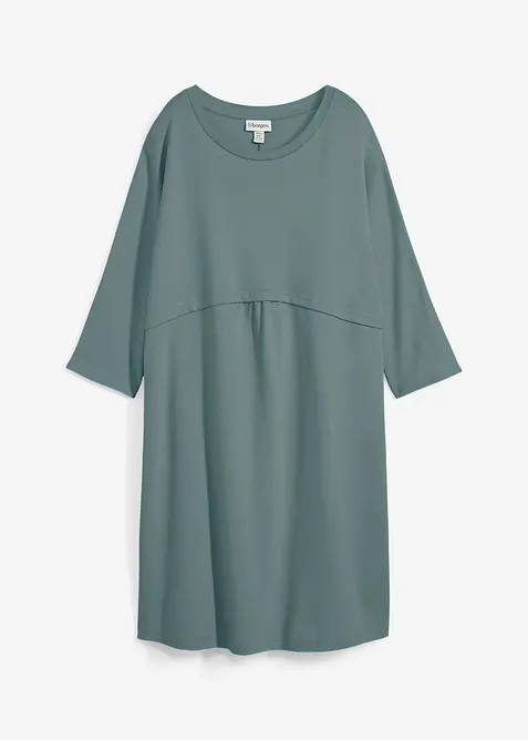 Trikotkjole i økologisk bomull, bonprix