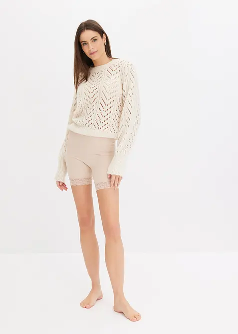 Sykkelbukse i "anti gnisse"-materiale med kj&oslash;lende virkning, bonprix