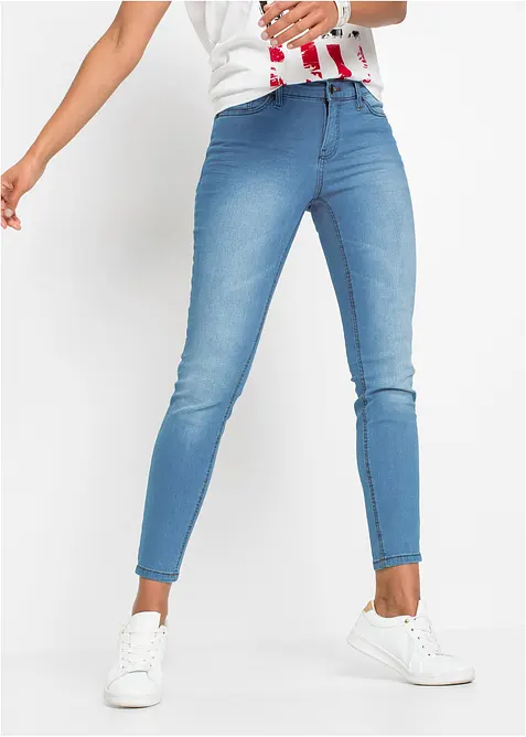 Super Skinny Jeans, mid Waist, cropped, bonprix