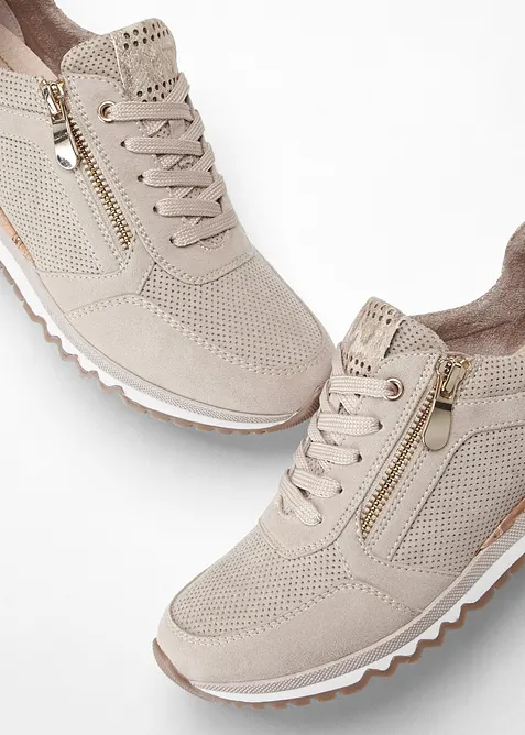 Sneakers fra Marco Tozzi med glidelås, Marco Tozzi