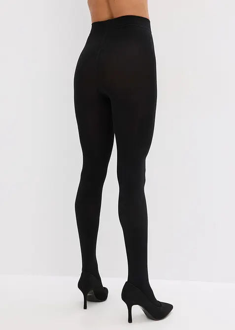 Termo-fleecestrømpebukse 140den (2-pack), bonprix