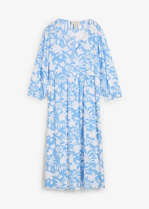 Midikjole i lett viskose, bonprix