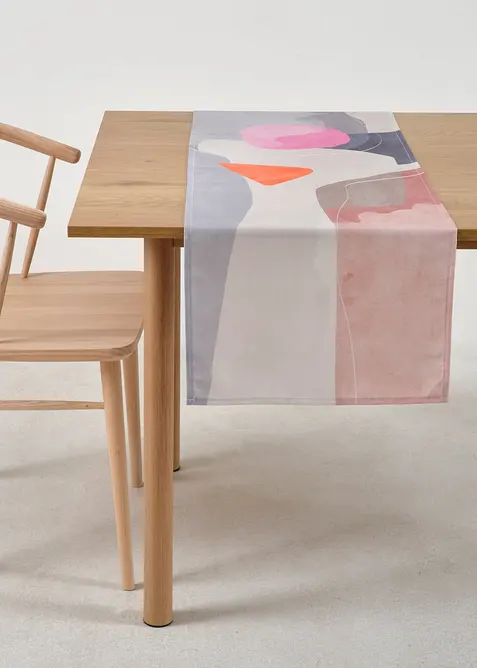 Bordløper med grafisk print, vannavvisende, bonprix