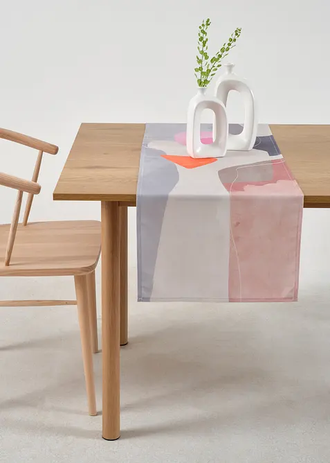 Bordløper med grafisk print, vannavvisende, bonprix