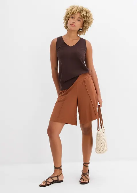 Jerseybermuda med komfortlinning, bonprix