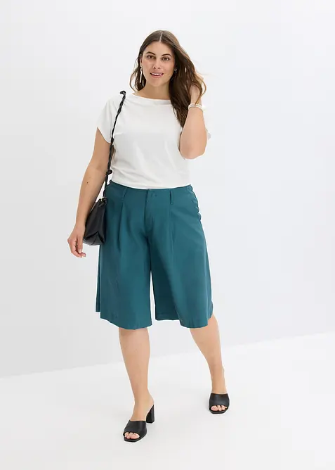 Vid bermudashorts med legg, bonprix