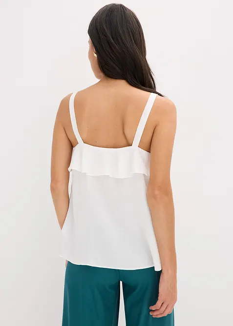 Stroppetopp i glinsende sateng, bonprix