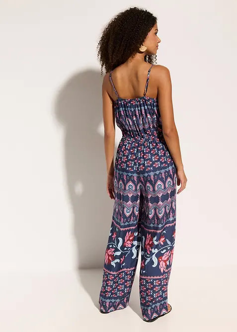 Lang jumpsuit i lett viskose, bonprix