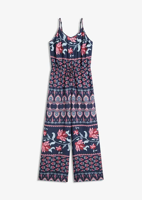 Lang jumpsuit i lett viskose, bonprix
