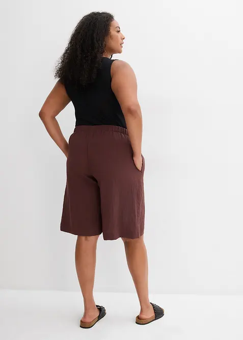 Bermudashorts i lett viskosemiks, bonprix