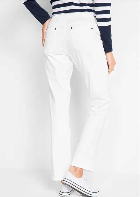 Treggings i twill i elastisk bomullsmiks, bonprix