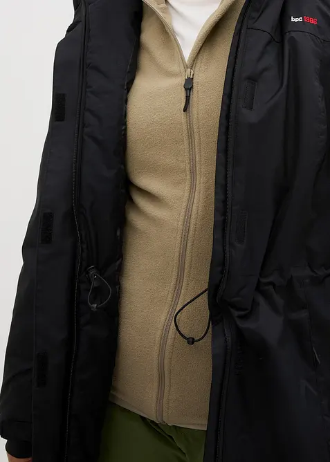 Varmende kåpe med fuskepels, vannavstøtende, bonprix