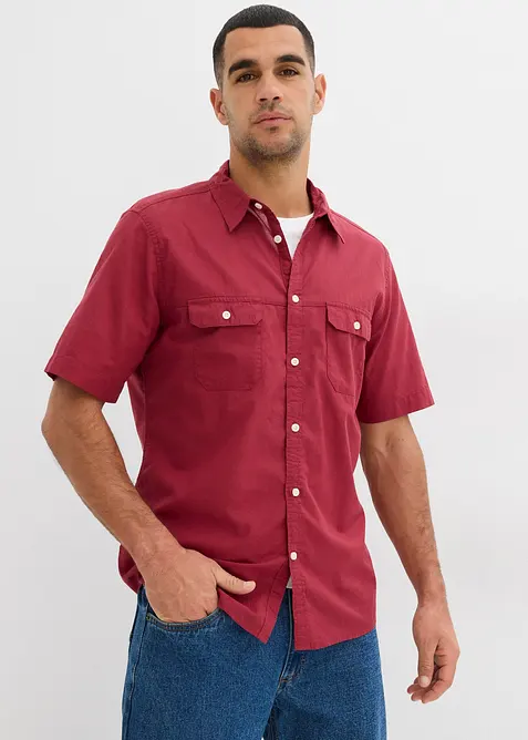 Kortermet skjorte i 100% bomull, bonprix