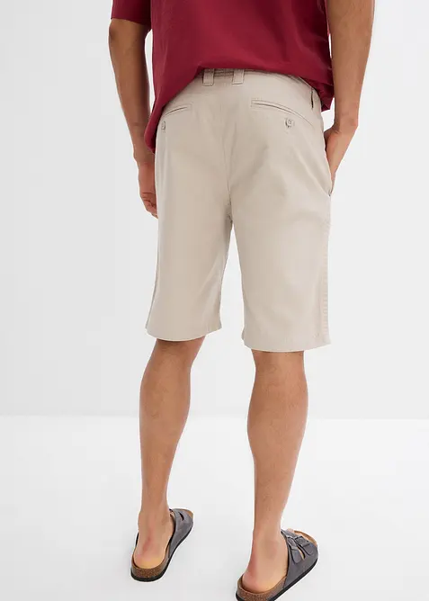 Chinos-bermuda i ren bomull, Regular Fit, bonprix