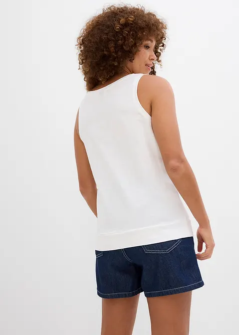 Singlet i 100% &oslash;kologisk bomull (2-pack), bonprix