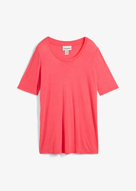 Lang topp i myk viskose, bonprix