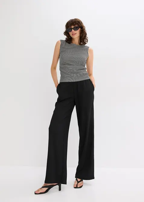 Topp med drapering, bonprix