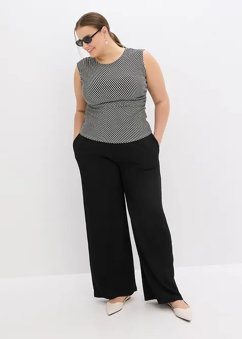 Topp med drapering, bonprix