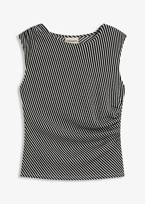 Topp med drapering, bonprix