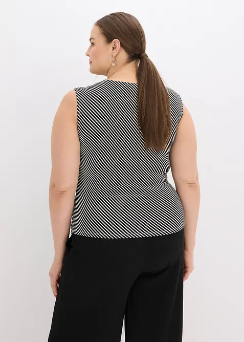 Topp med drapering, bonprix