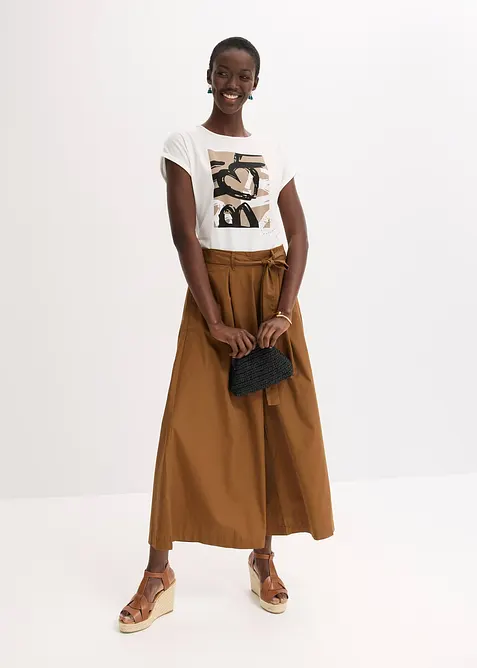 Top med viskose og glitterstener, bonprix