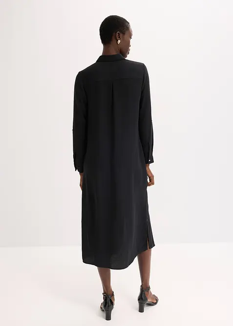 Skjortekjole med blonder i formstabilt materiale, bonprix