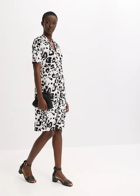 Kjole i lett viskose, bonprix