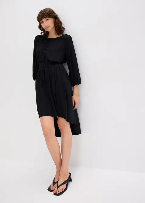 Jerseykjole med rynking, bonprix