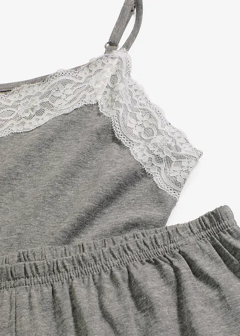 Shorty-pyjamas med fine blonder, bonprix