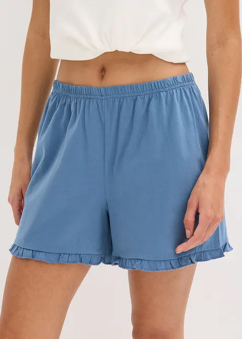 Kort nattshorts i 100% økologisk bomull (3-pack), bonprix