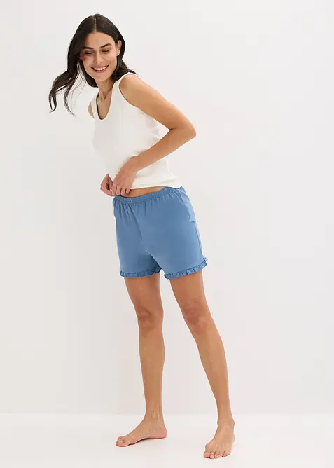 Kort nattshorts i 100% økologisk bomull (3-pack), bonprix