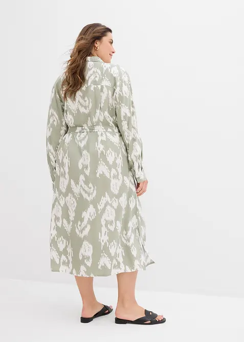 Skjortekjole i lett viskose, bonprix