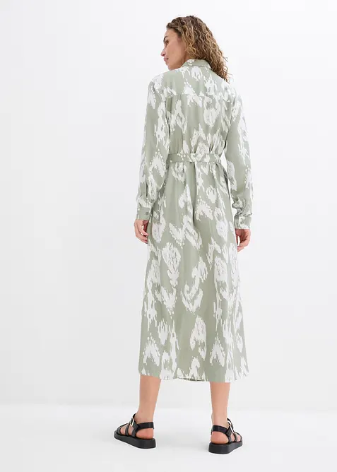 Skjortekjole i lett viskose, bonprix