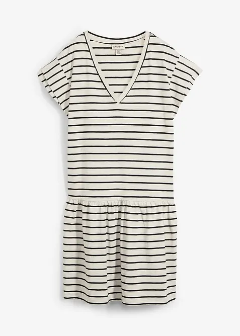 Trikotkjole i bomull, bonprix