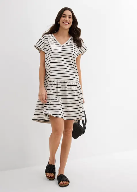 Trikotkjole i bomull, bonprix