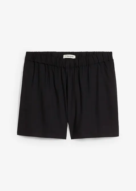 Shorts i viskose med komfortlinning, bonprix