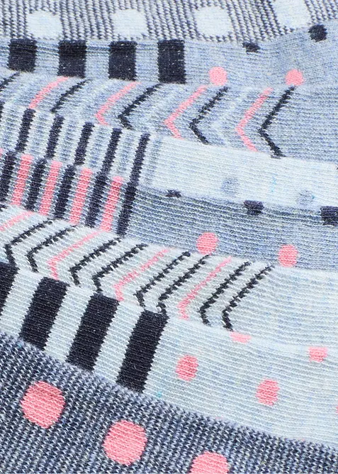 Sneakerssokker med &oslash;kologisk bomull (8-pack), bonprix