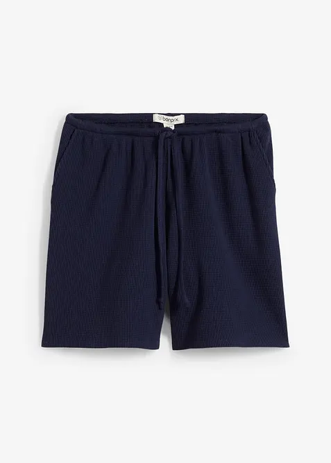 Shorts i strukturmateriale av 100% bomull, bonprix
