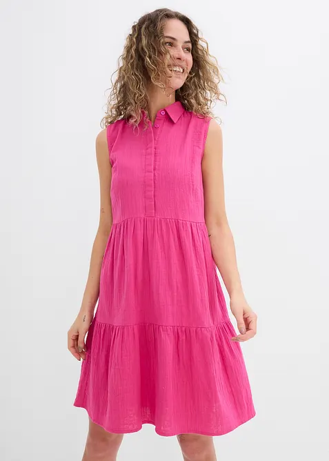 Tunikakjole i lett musselin, bonprix