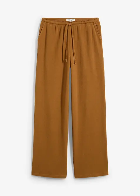 Bukse i strukturmateriale i 100% bomull, bonprix