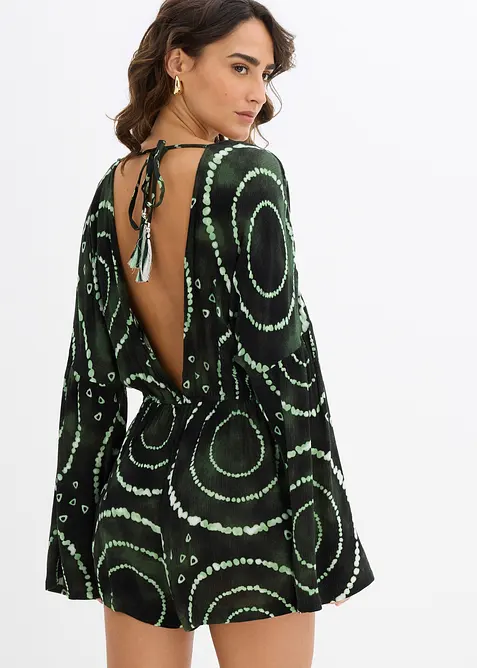 Kort jumpsuit i lett viskose, bonprix