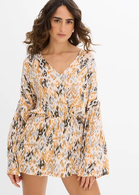 Kort jumpsuit i lett viskose, bonprix